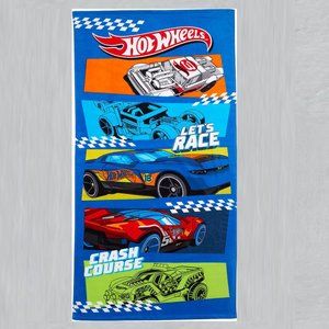 Hot Wheels Beach Towel Measures 28 x 58 inches